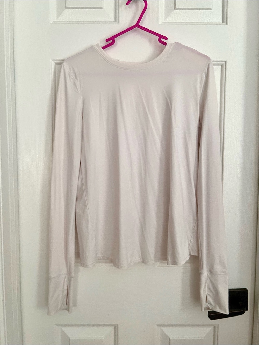 Athleta Sunlover UPF 50+ Tulip Back Long-Sleeve Top - White XS